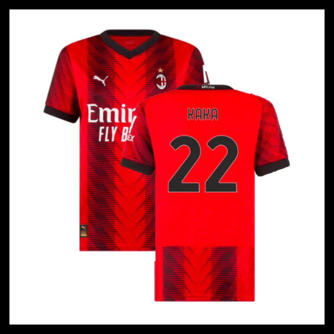 Billige Fodboldtrøjer AC Milan 2023-2024 KAKA #22 Hjemmebanetrøje