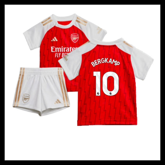 Billige Fodboldtrøjer Arsenal 2023-2024 Børn BERGKAMP #10 Hjemmebanetrøje