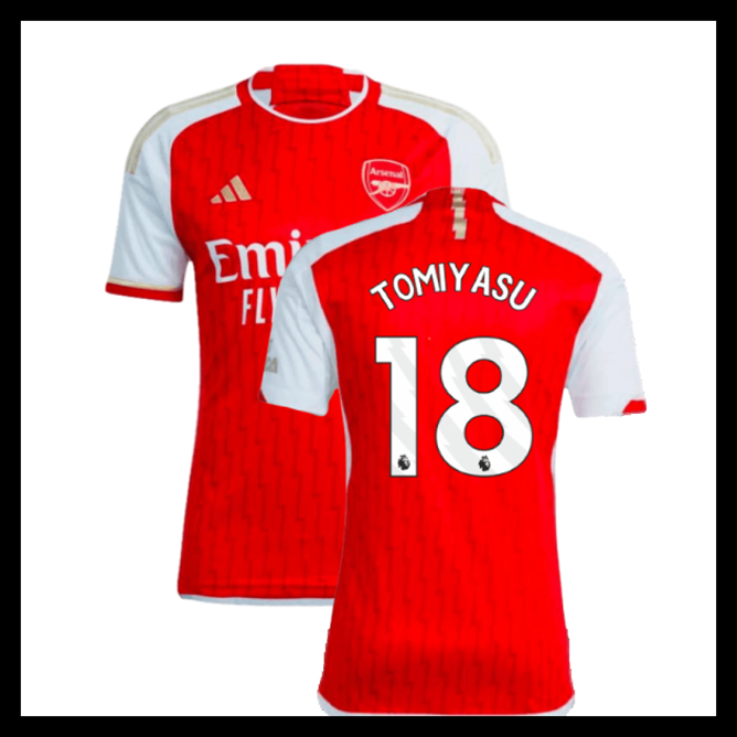 Billige Fodboldtrøjer Arsenal 2023-2024 TOMIYASU #18 Hjemmebanetrøje