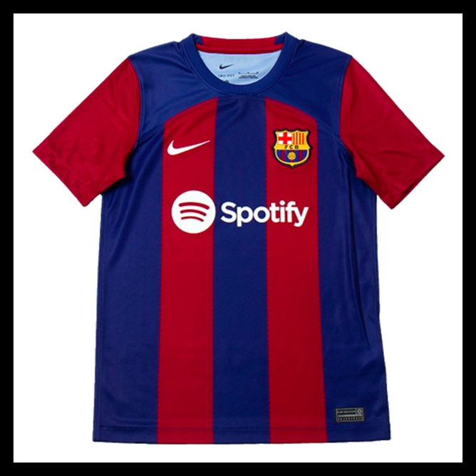 Billige Fodboldtrøjer Barcelona 2023-2024 Børn Hjemmebanetrøje