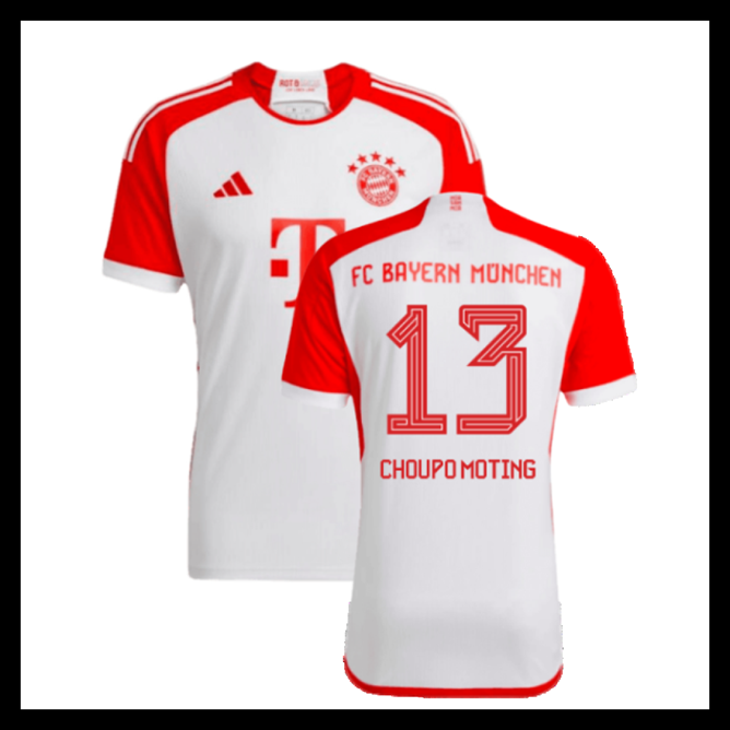 Billige Fodboldtrøjer Bayern München 2023-2024 CHOUPO MOTING #13 Hjemmebanetrøje