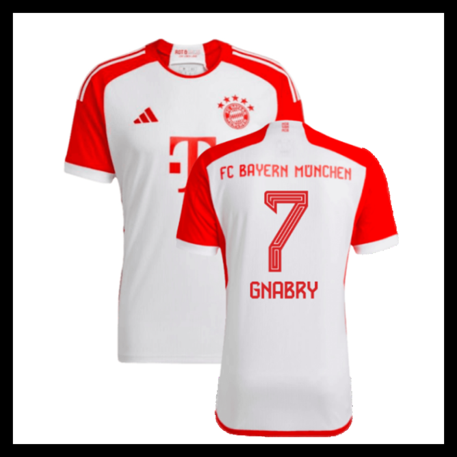 Billige Fodboldtrøjer Bayern München 2023-2024 GNABRY #7 Hjemmebanetrøje