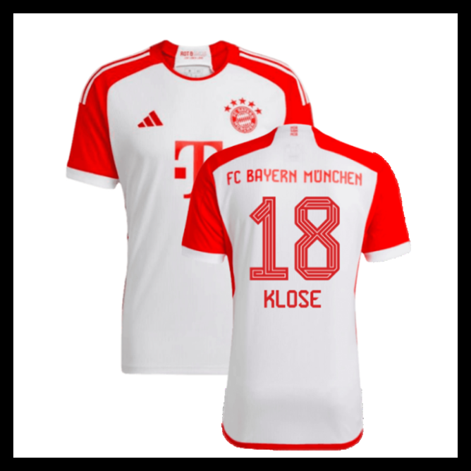 Billige Fodboldtrøjer Bayern München 2023-2024 KLOSE #18 Hjemmebanetrøje