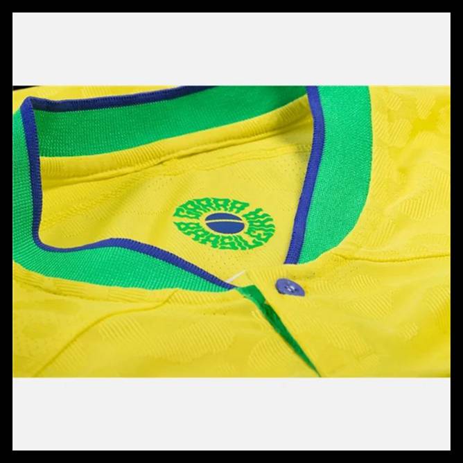 sæt Billige Fodboldtrøjer Brasilien VM I Fodbold 2022 T SILVA #3 Hjemmebanetrøje shop