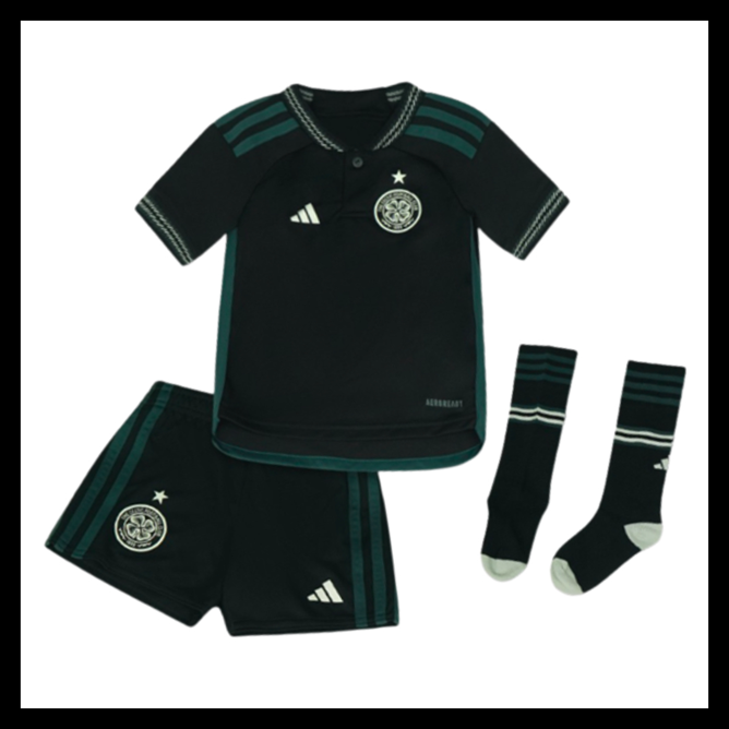 Billige Fodboldtrøjer Celtic 2023-2024 Børn Udebanetrøje