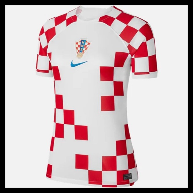 Billige Fodboldtrøjer Kroatien VM I Fodbold 2022 Dame Hjemmebanetrøje