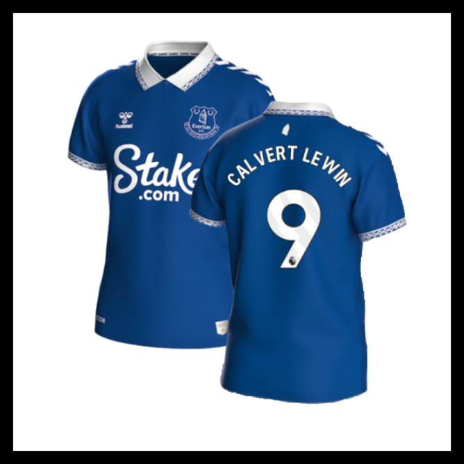 Billige Fodboldtrøjer Everton 2023-2024 CALVERT LEWIN #9 Hjemmebanetrøje
