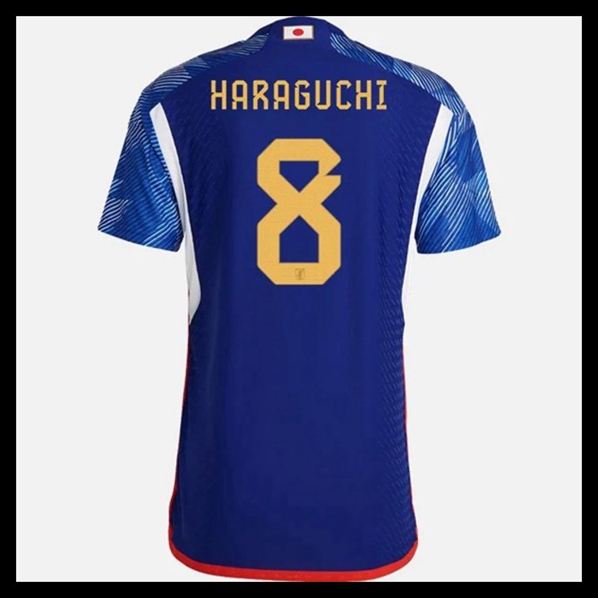 Billige Fodboldtrøjer Japan VM I Fodbold 2022 HARAGUCHI #8 Hjemmebanetrøje