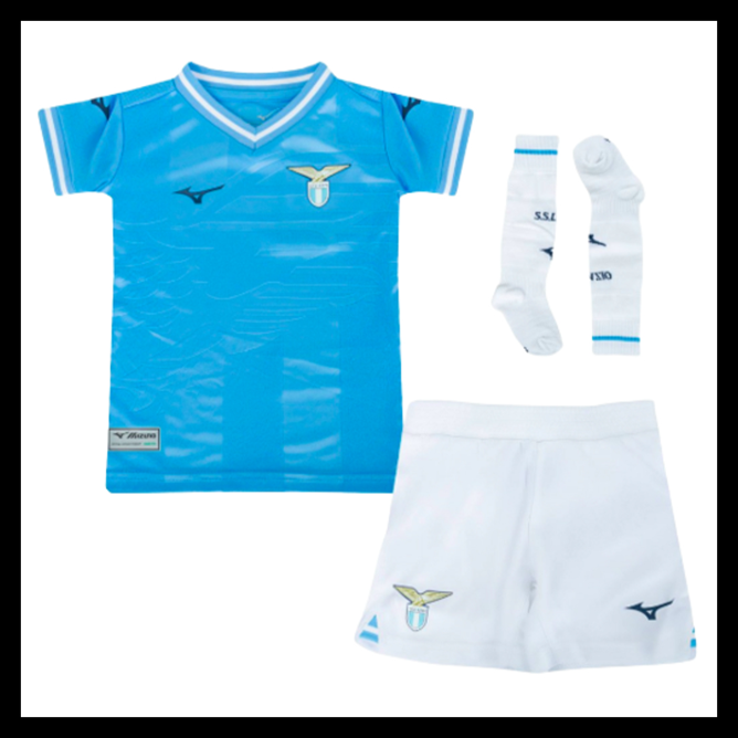 Billige Fodboldtrøjer Lazio 2023-2024 Børn Hjemmebanetrøje