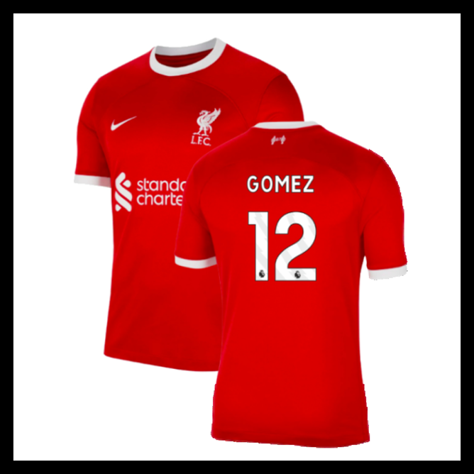 Billige Fodboldtrøjer Liverpool 2023-2024 GOMEZ #12 Hjemmebanetrøje