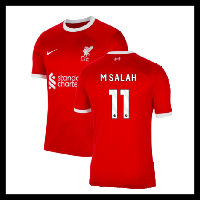 Billige Fodboldtrøjer Liverpool 2023-2024 M SALAH #11 Hjemmebanetrøje