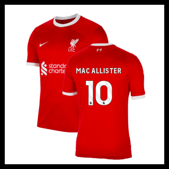 Billige Fodboldtrøjer Liverpool 2023-2024 MAC ALLISTER #10 Hjemmebanetrøje