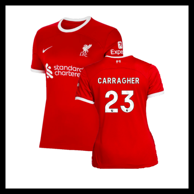 Billige Fodboldtrøjer Liverpool 2023-2024 Dame CARRAGHER #23 Hjemmebanetrøje