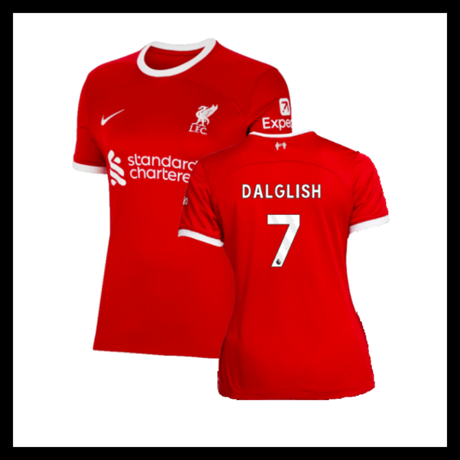 Billige Fodboldtrøjer Liverpool 2023-2024 Dame DALGLISH #7 Hjemmebanetrøje