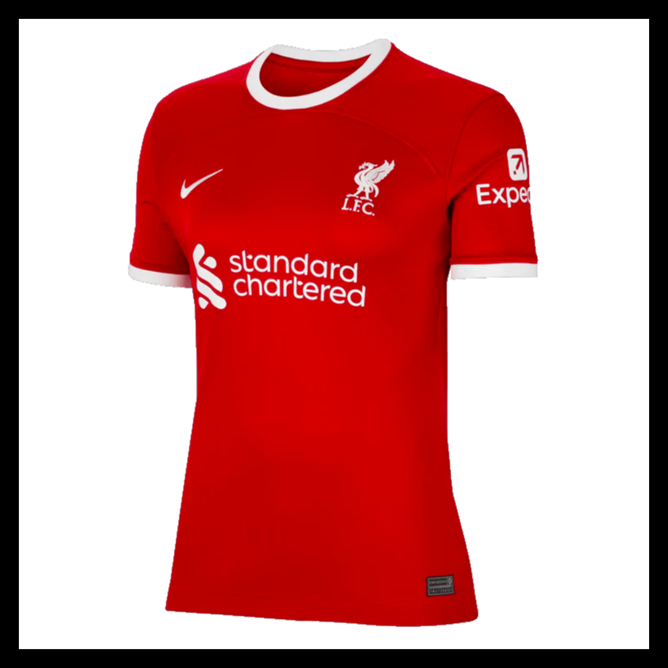 Billige Fodboldtrøjer Liverpool 2023-2024 Dame Hjemmebanetrøje