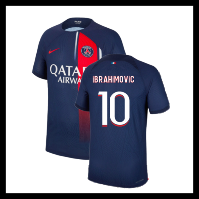 Billige Fodboldtrøjer Paris Saint-Germain 2023-2024 IBRAHIMOVIC #10 Hjemmebanetrøje