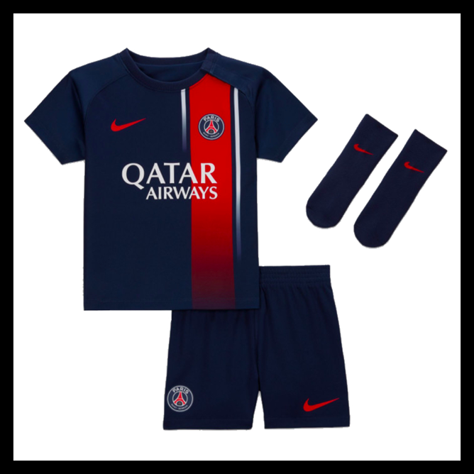 Billige Fodboldtrøjer Paris Saint-Germain 2023-2024 Børn Hjemmebanetrøje
