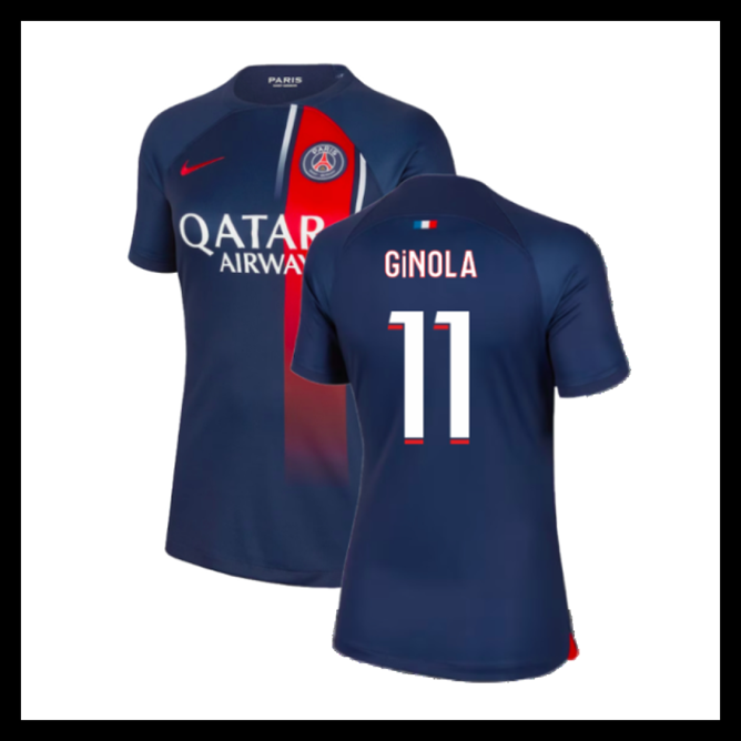 Billige Fodboldtrøjer Paris Saint-Germain 2023-2024 Dame GINOLA #11 Hjemmebanetrøje