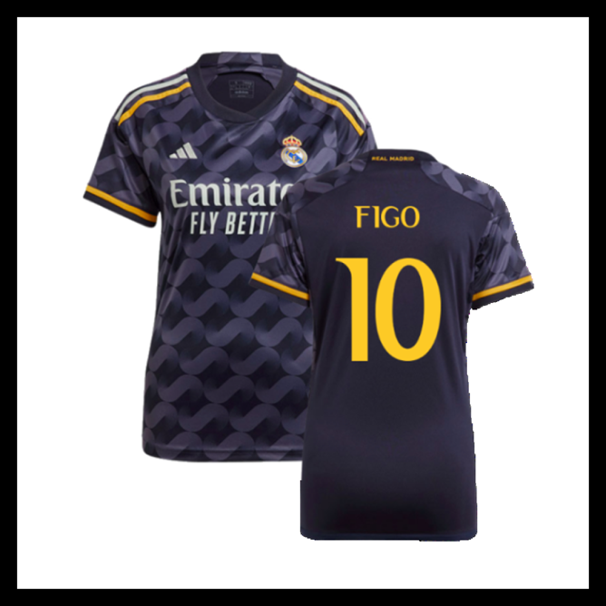 Billige Fodboldtrøjer Real Madrid 2023-2024 Dame FIGO #10 Udebanetrøje