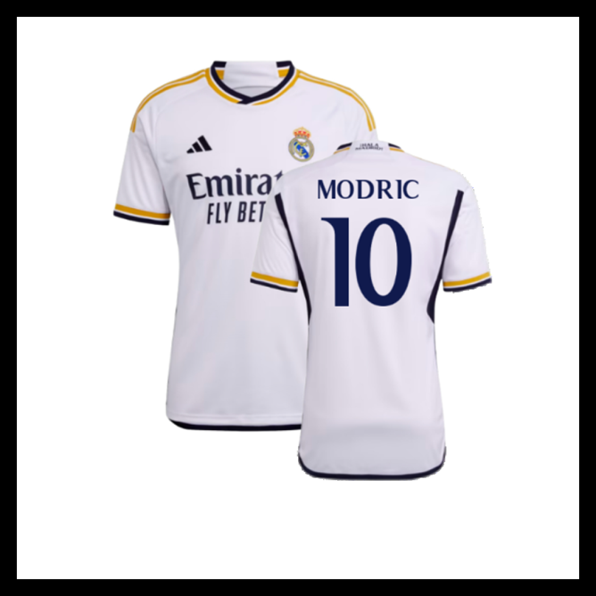 Billige Fodboldtrøjer Real Madrid 2023-2024 MODRIC #10 Hjemmebanetrøje