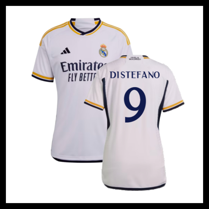 Billige Fodboldtrøjer Real Madrid 2023-2024 Dame DI STEFANO #9 Hjemmebanetrøje