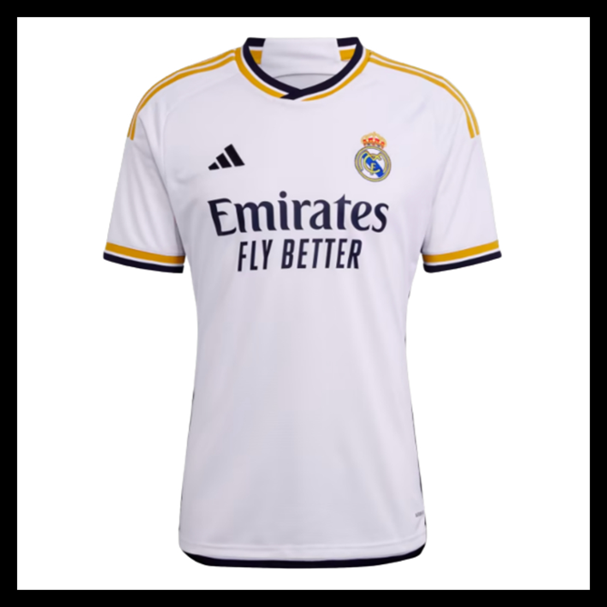 Billige Fodboldtrøjer Real Madrid 2023-2024 Hjemmebanetrøje