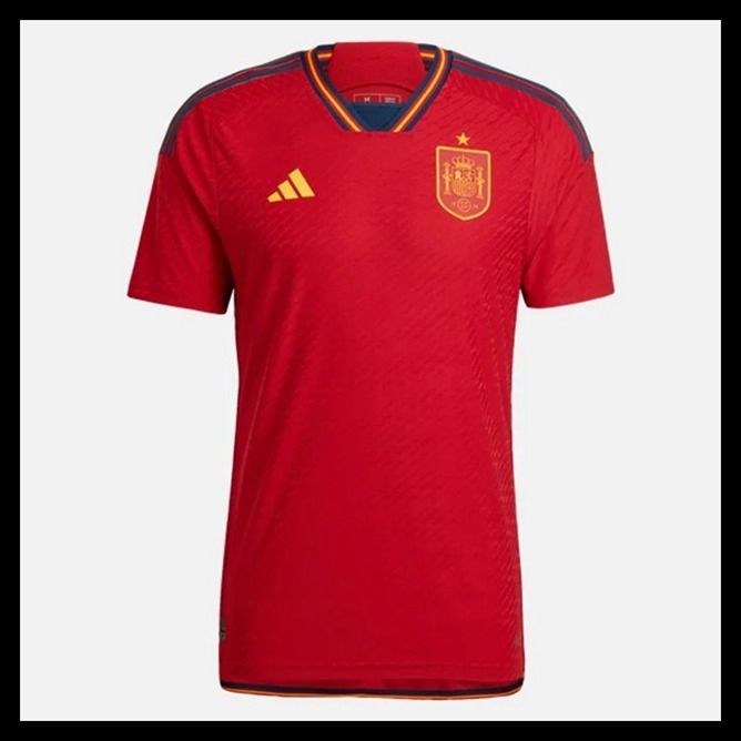 Billige Fodboldtrøjer Spanien VM I Fodbold 2022 Hjemmebanetrøje